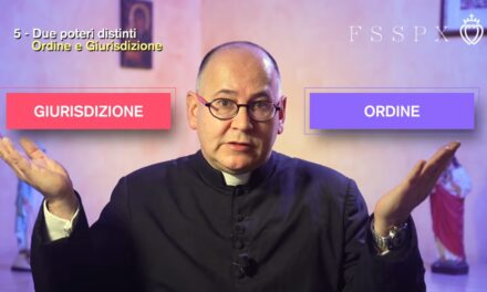Una video-lezione di circa 30 minuti realizzata dalla FSSPX per spiegare il senso delle consacrazioni e risolvere le principali obiezioni