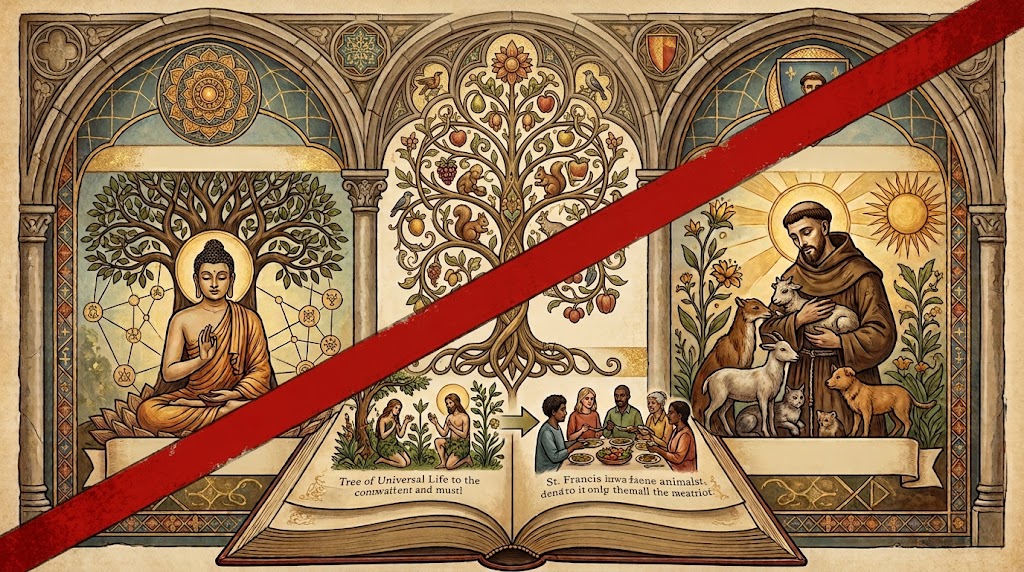 Nuovo documento approvato da Leone XIV: Buddha paragonato a San Francesco, evoluzionismo e parole in libertà sul vegetarianesimo. Insomma, tutto da programma.